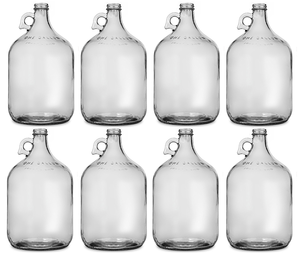 Glass Jug, 1 gallon (Pack of 8) Fermentor / Carboy 799209134943 eBay